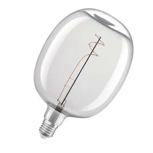 OSRAM Vintage 1906 LED-Lampe, verre blanc, 4,8W, 400lm, E27, blanc chaud, E27