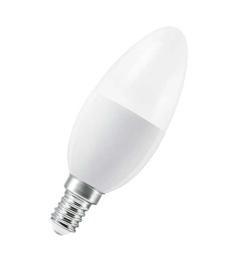 OSRAM Lampe LED Retrofit avec télécommande RGBW multicolore dimmable (ex 40W) 4,9W / 2700K blanc chaud E14
