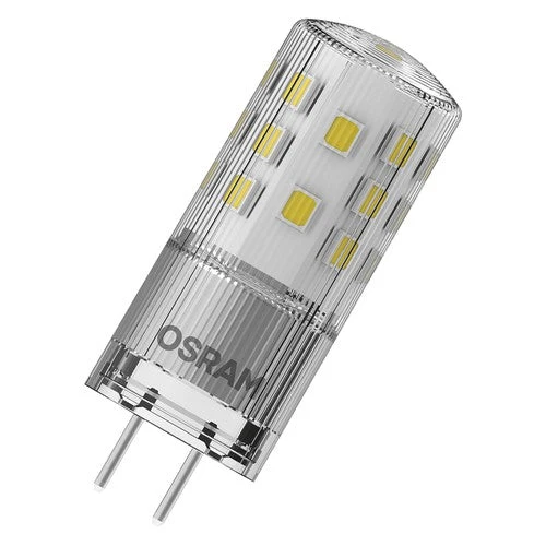 OSRAM LED lampe à broche PIN 12V clair (ex 40W) 4W / 2700K blanc chaud GY6.35