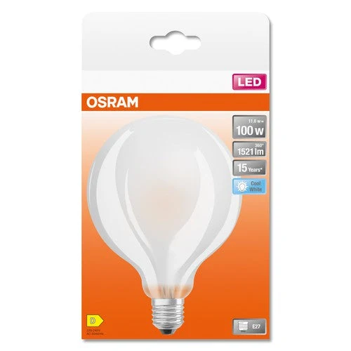 OSRAM LED Retrofit CLASSIC GLOBE95 lampe mate (ex 100W) 11W / 4000K blanc froid E27