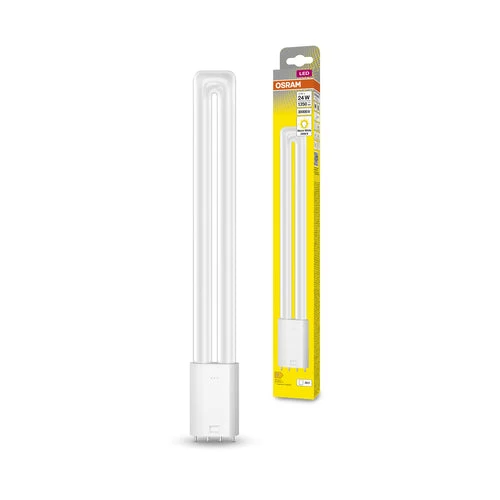 OSRAM Dulux LED pour culot 2G11, aspect mat ,blanc chaud (3000K), 1350 lumens, remplace les ampoules traditionnelles de 24W, pas de dimming, pack de 1