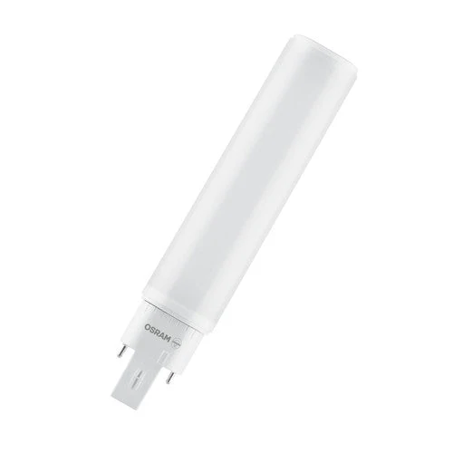 OSRAM DULUX D LED EM & AC MAINS Tube à LED 17,1cm (ex 26W) 10W / 3000K blanc chaud G24d-3