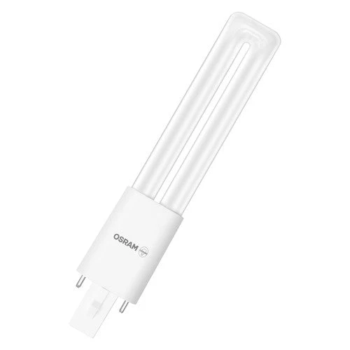 OSRAM DULUX S LED EM & AC MAINS Tube à LED 16,5cm (ex 9W) 4,5W / 4000K blanc froid G23