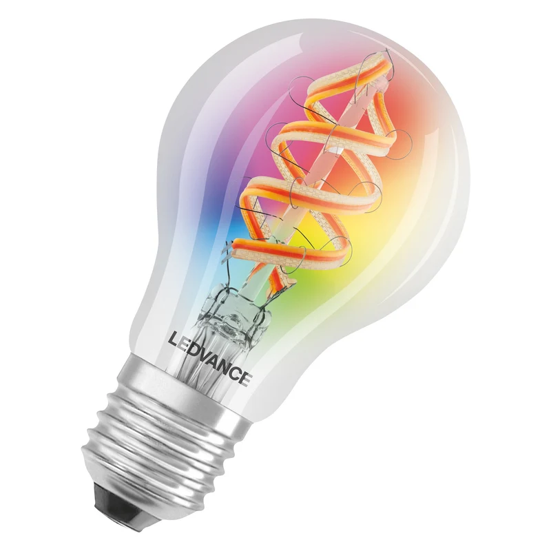 LEDVANCE Wifi SMART+LED lampe à filament dimmable, RVB et couleur de lumière changeable E27
