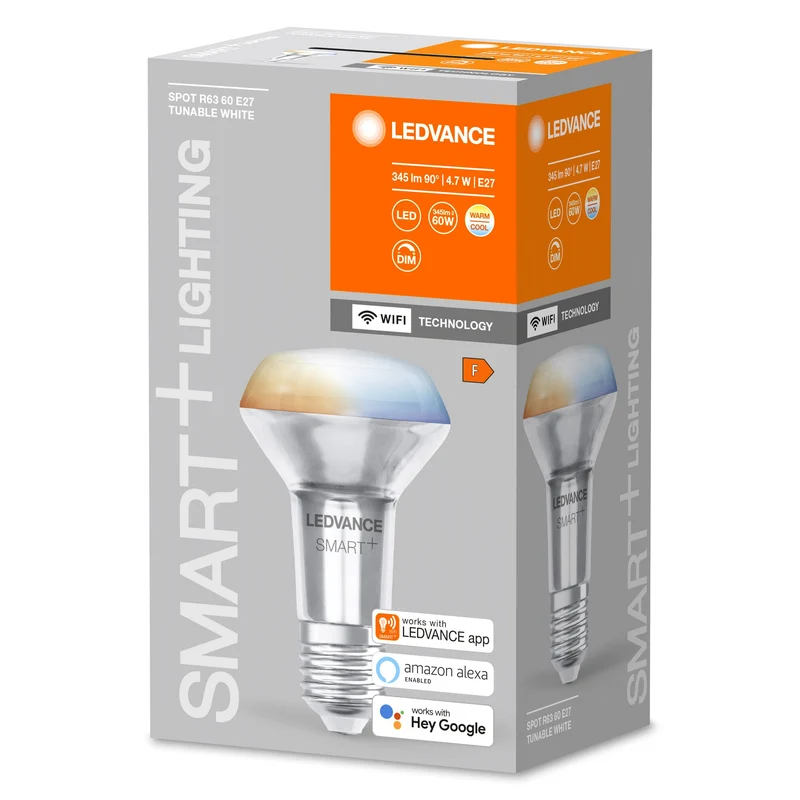 LEDVANCE Wifi SMART+ SPOT CONCENTRA Tunable Blanc R63 (ex 60W) 6W / 2700-6500K E27