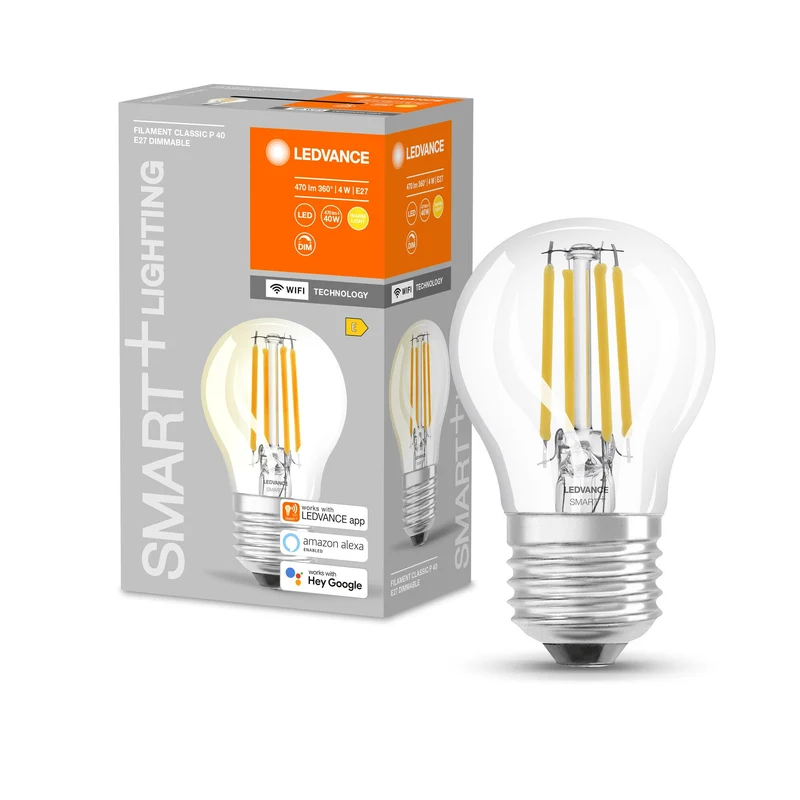 Lampe LEDVANCE Wifi SMART+ dimmable 4W / 2700K blanc chaud E27