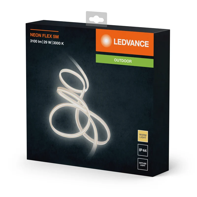 Bande lumineuse LED extérieure LEDVANCE NEON Flex 29W / 3000K blanc chaud 5m
