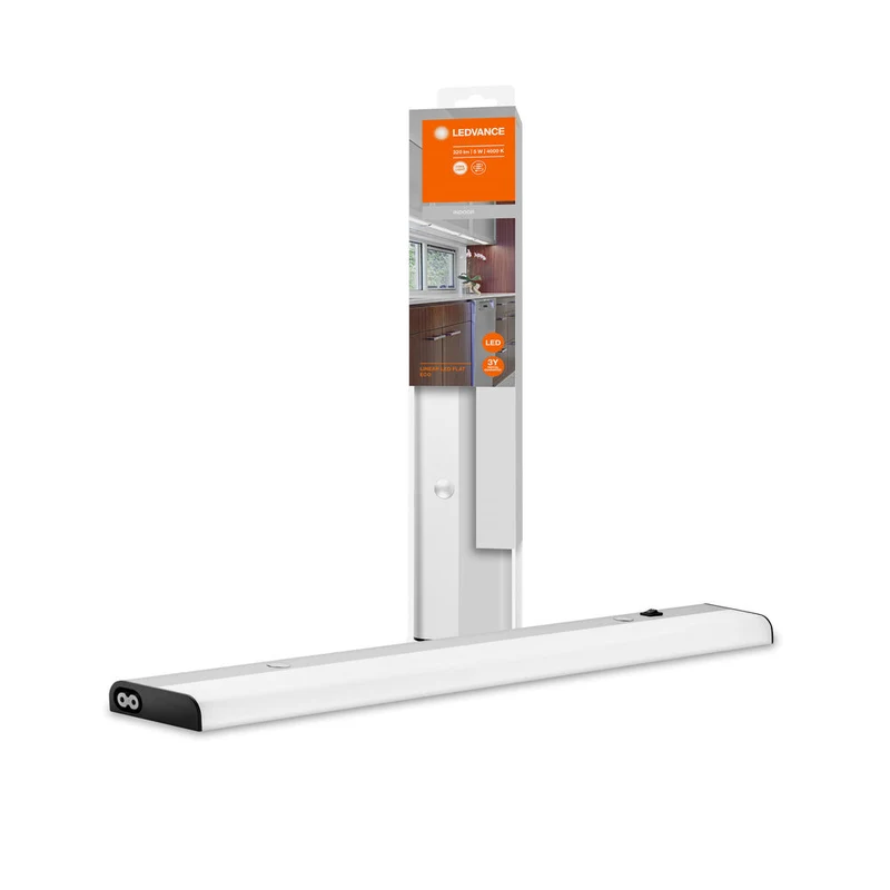 LEDVANCE Linear LED Flat® 37cm lampe sous-meuble avec interrupteur 6W / 4000K blanc froid