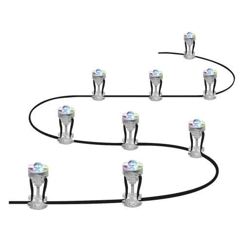 LEDVANCE Wifi SMART+ Outdoor Garden Dot Mini lampe de jardin LED RGB multicolore 9 socles