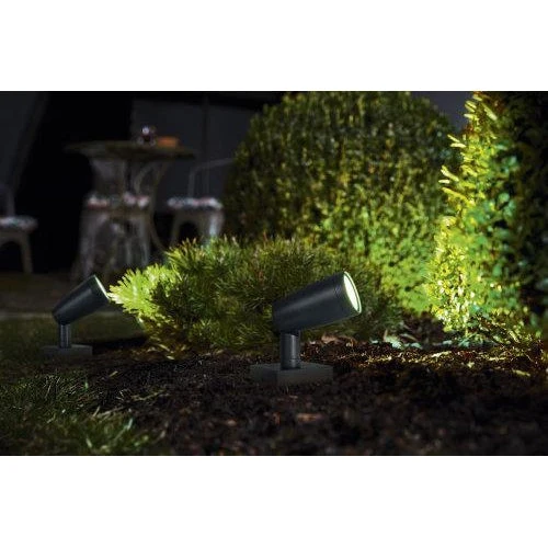 Spot LED de jardin extérieur LEDVANCE Wifi SMART+ RGBW socle multicolore