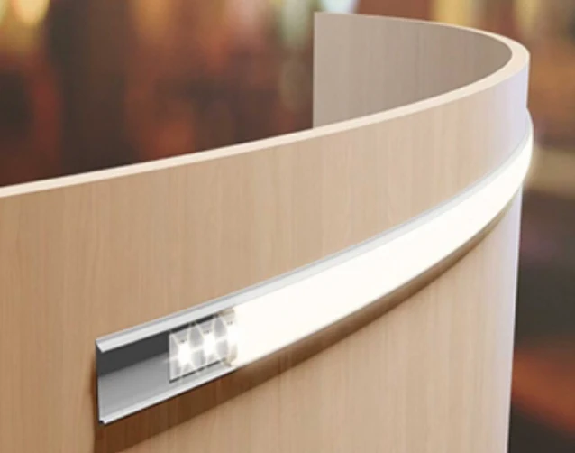 Profilé d'aluminium avec diffuseur NTALB-114 pour Ruban DEL lumineux 2 mètres