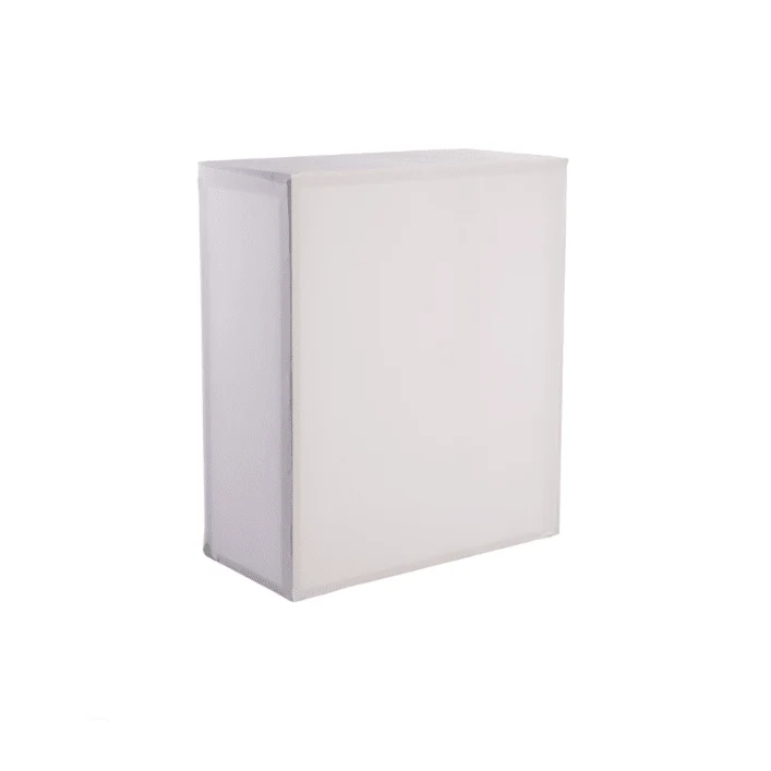 Location de buffet slide houssé blanc