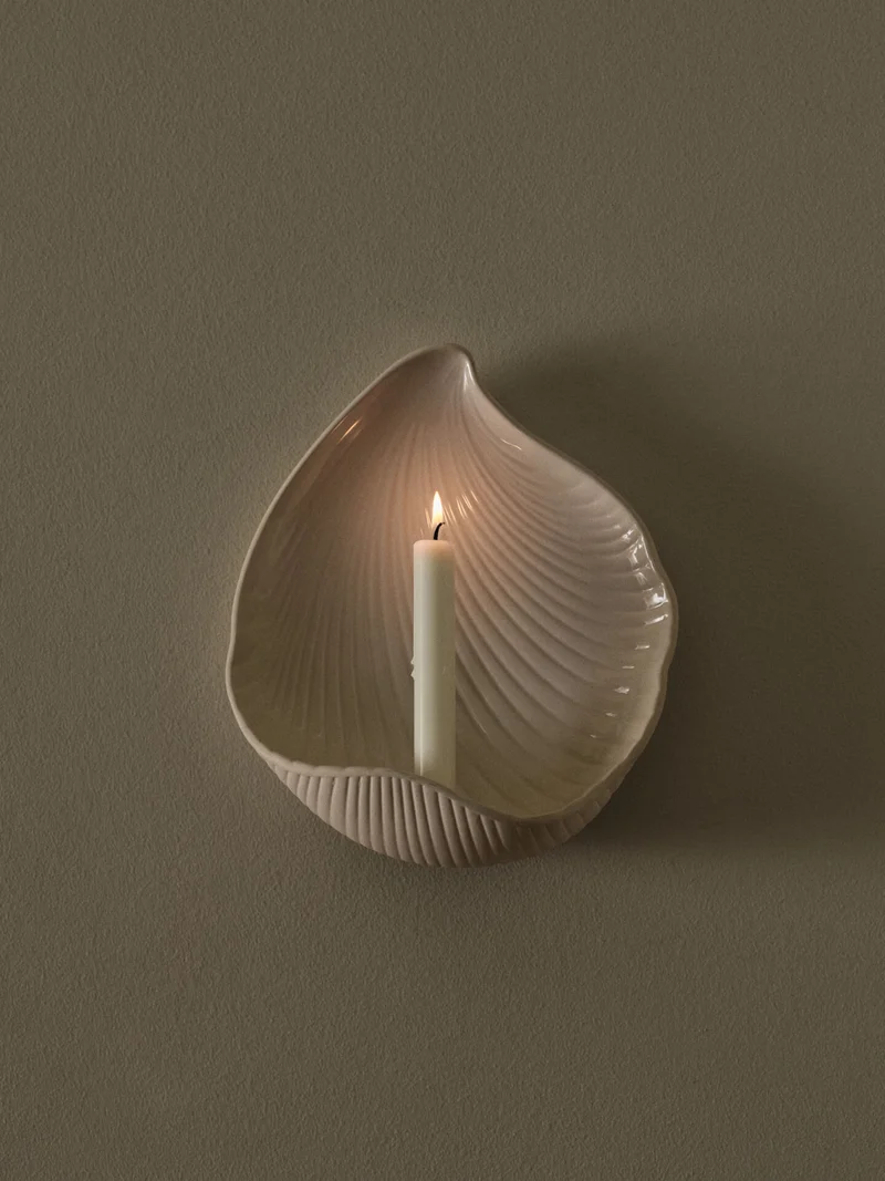 Shell Wall Candle Holder