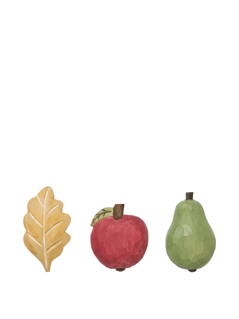 Forest Hand-carved Magnets – Set of 3 – Multi