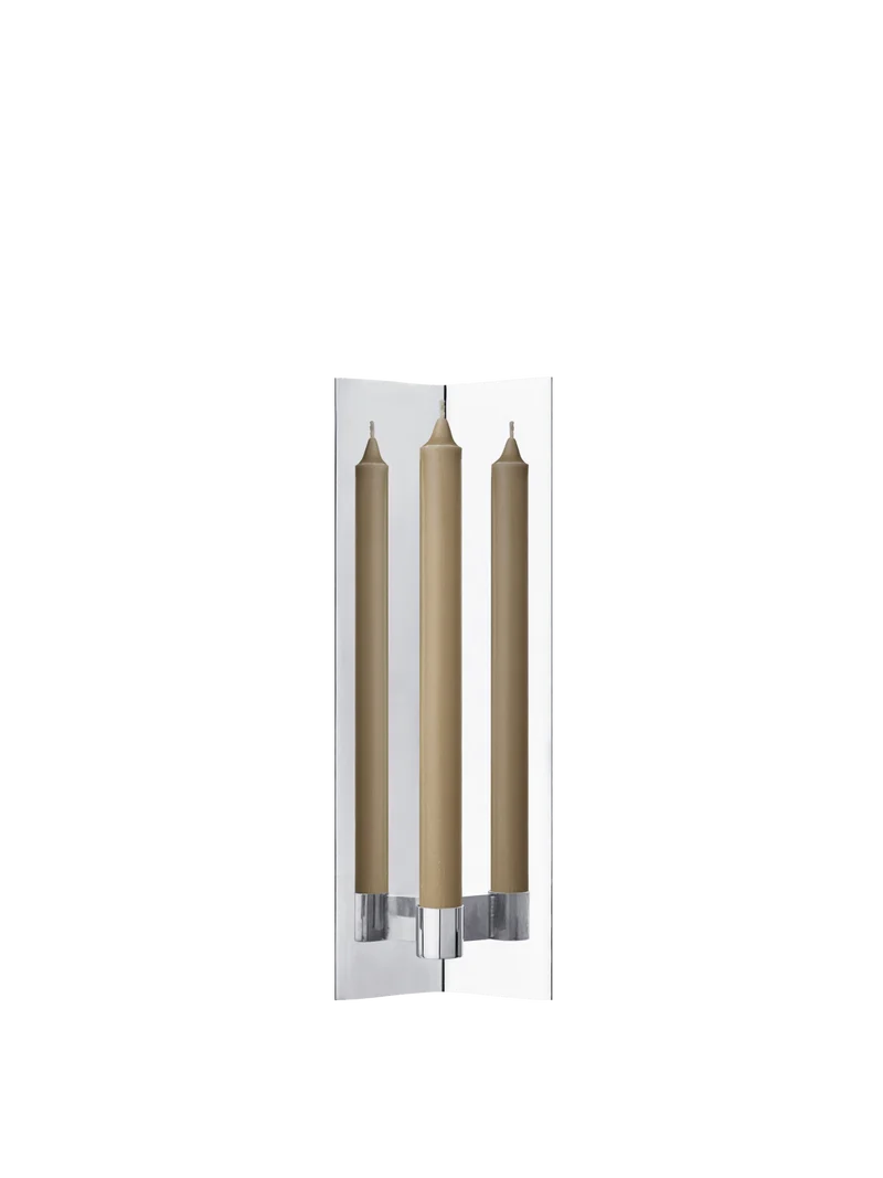 Eddy Wall Candle Holder – Mirror Polished