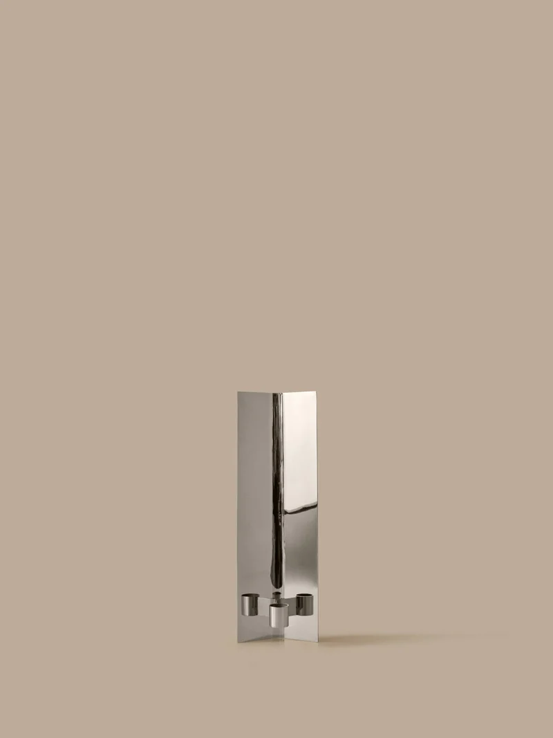 Eddy Wall Candle Holder – Mirror Polished
