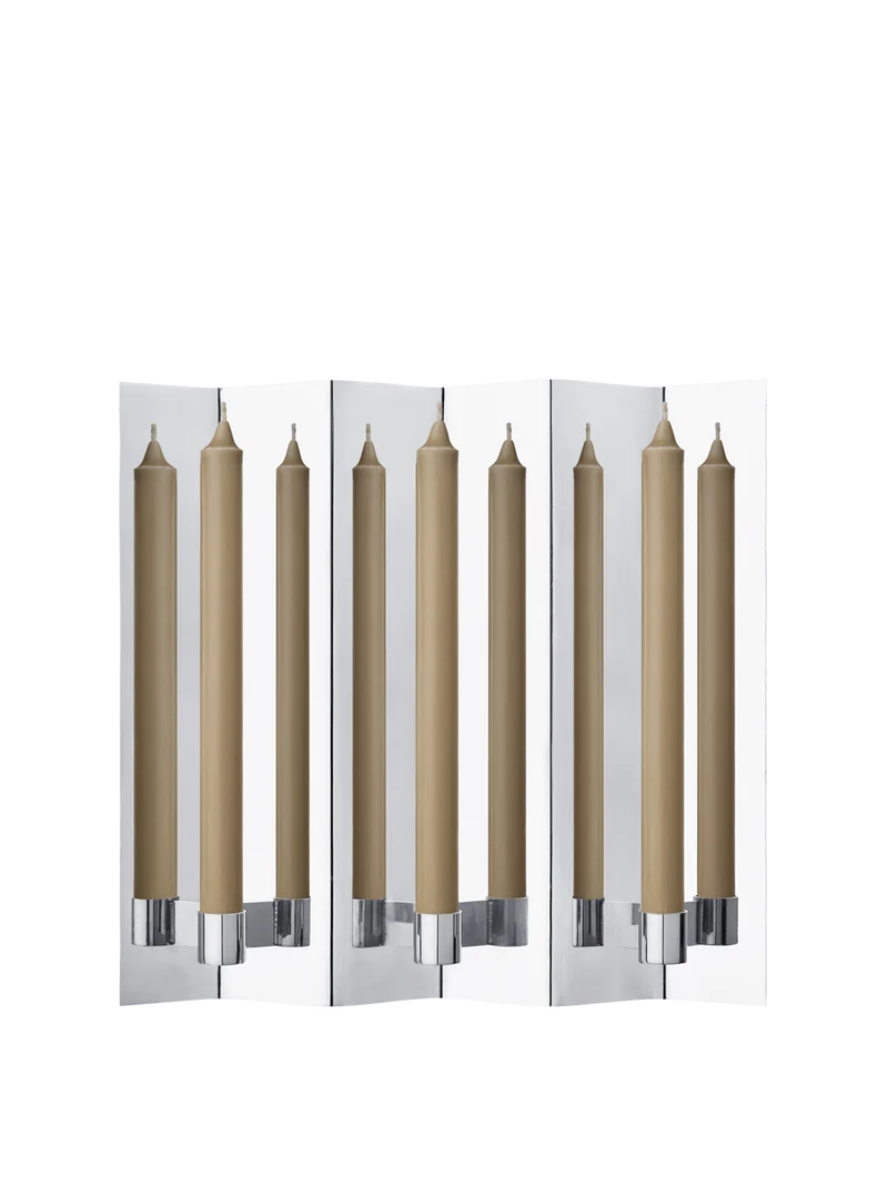 Eddy 3 Wall Candle Holder – Mirror Polished