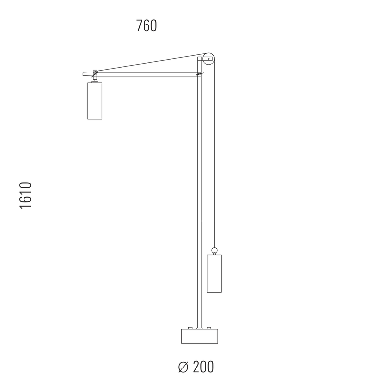 BH23 Bauhaus Floor Lamp