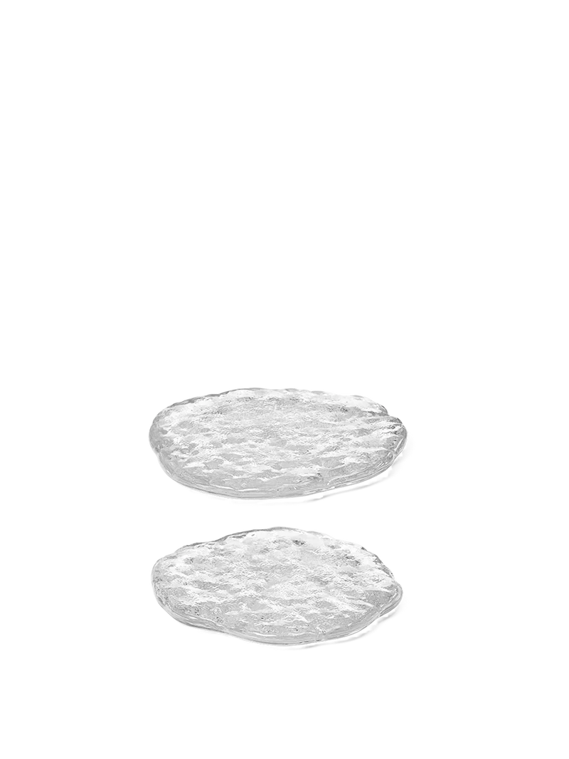 Momento Glass Stones Small – Set of 2 – Clear