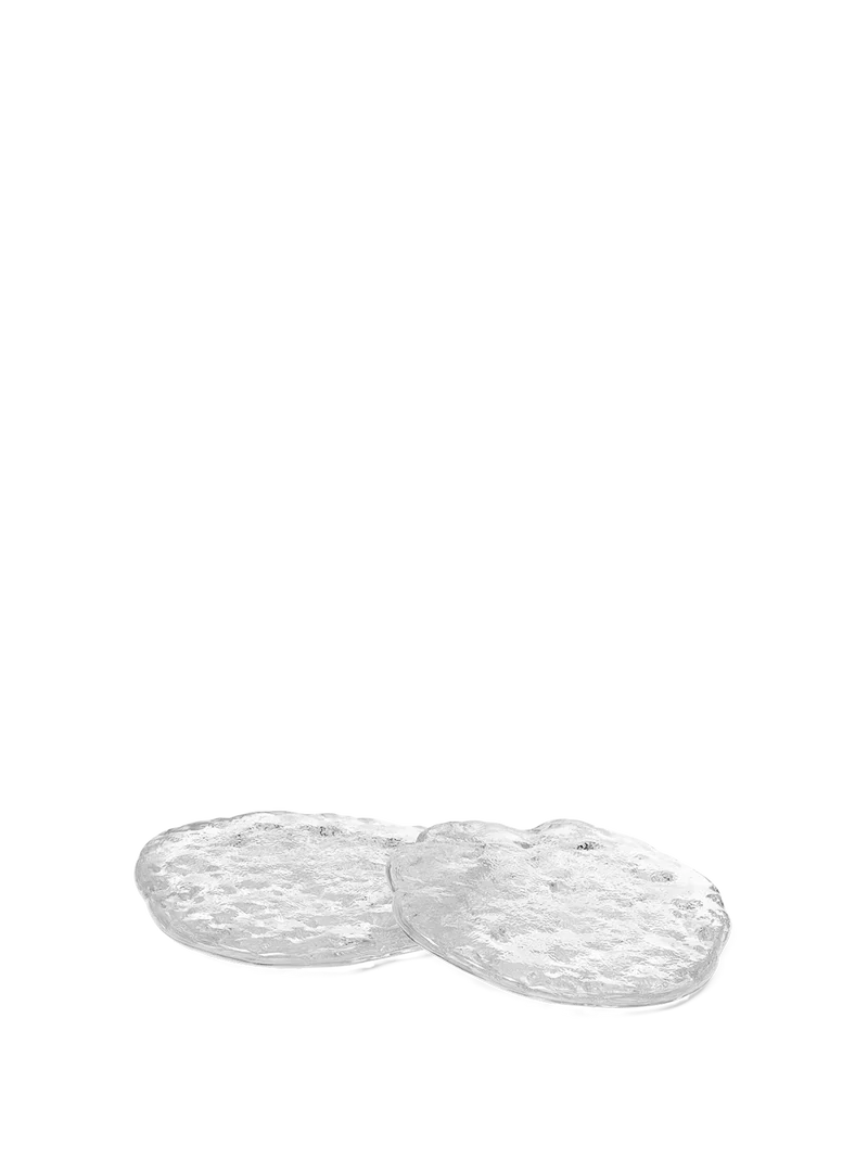Momento Glass Stones Small – Set of 2 – Clear