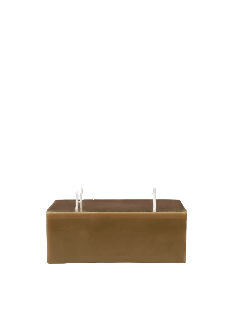 Burren Block Candle Large – Bronze