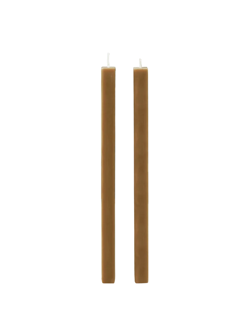 Burren Pillar Candles – Set of 2 – Bronze