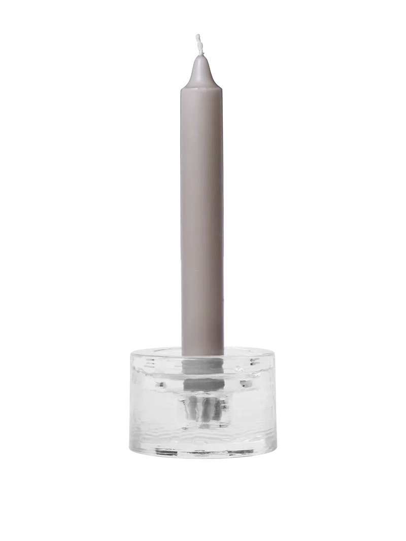 Gradia Candle Holder Round – Clear