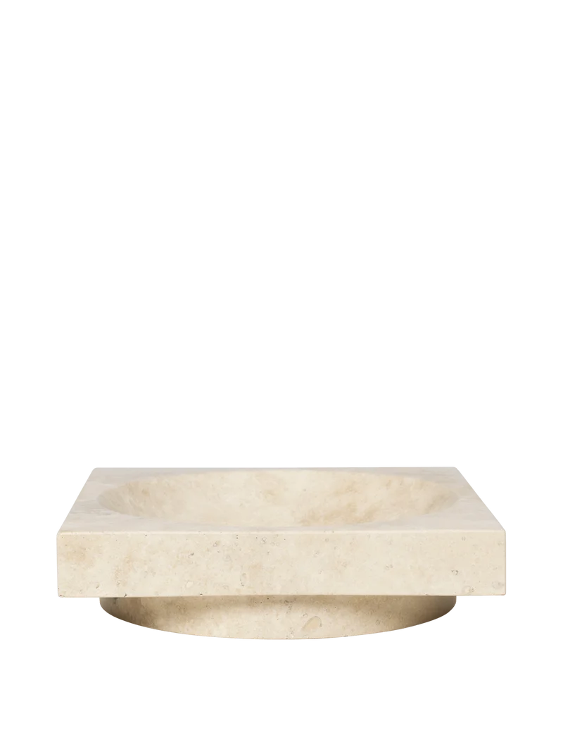 Hew Low Centrepiece – Travertine