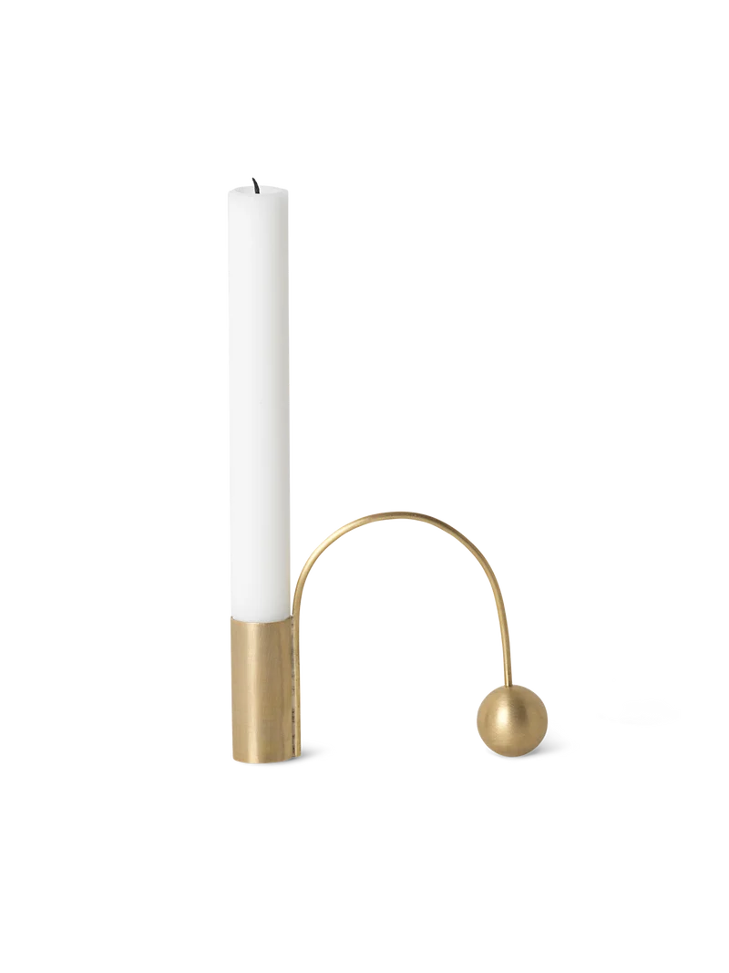 Balance Candle Holder – Brass