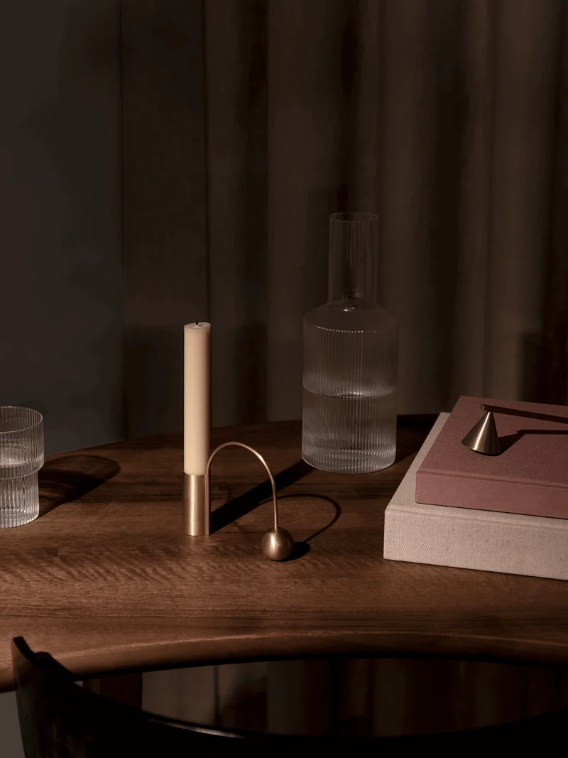 Balance Candle Holder – Brass