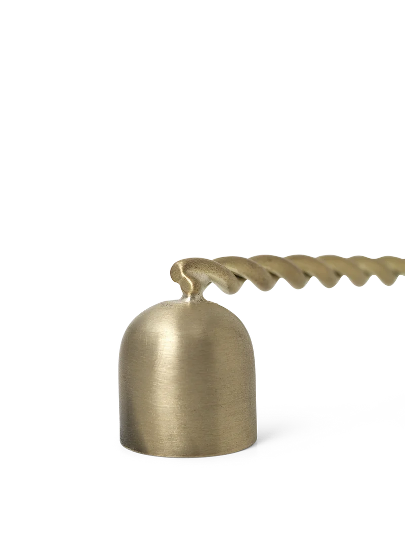 Twist Candle Snuffer – Brass
