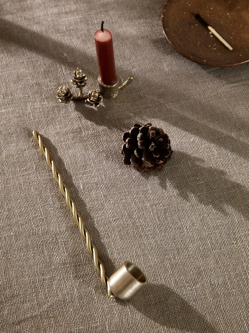 Twist Candle Snuffer – Brass
