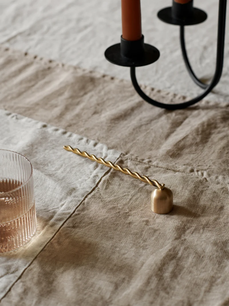 Twist Candle Snuffer – Brass