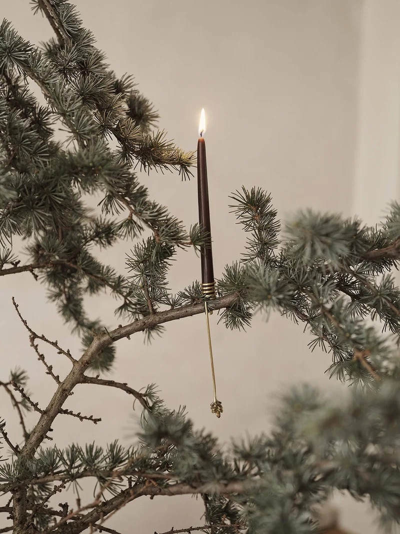 Dipped Candles – Set of 8 – Brown