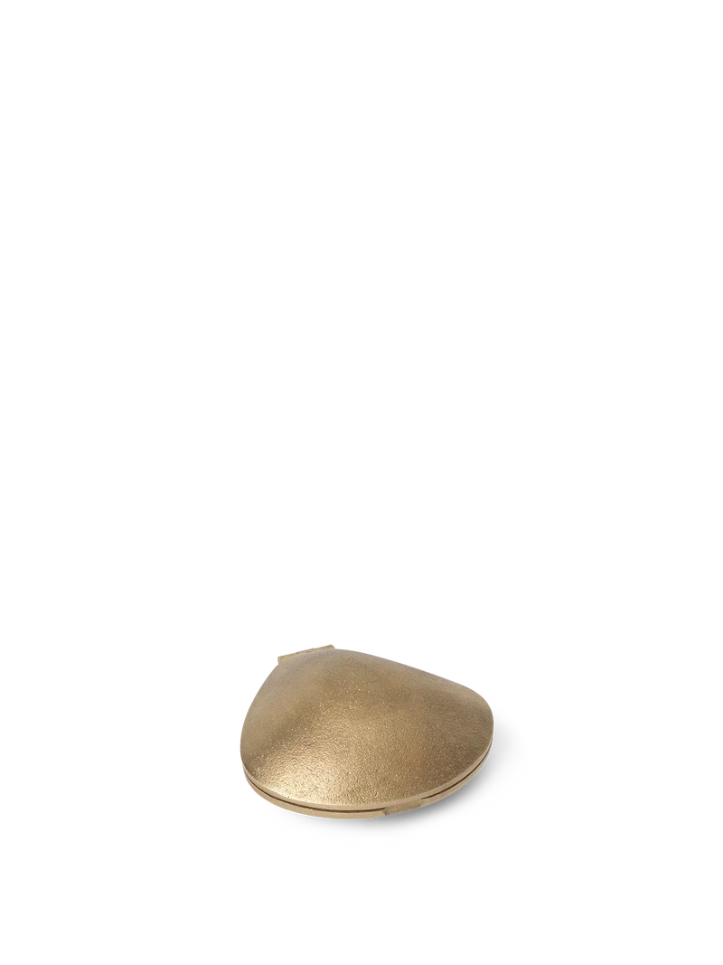 Clam Candle Holder – Brass