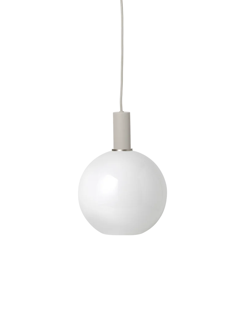 Opal Shade Sphere – White