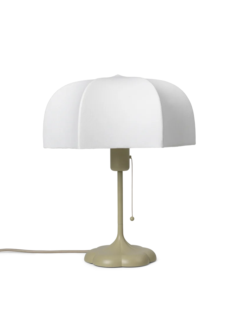 Poem Table Lamp – White / Cashmere