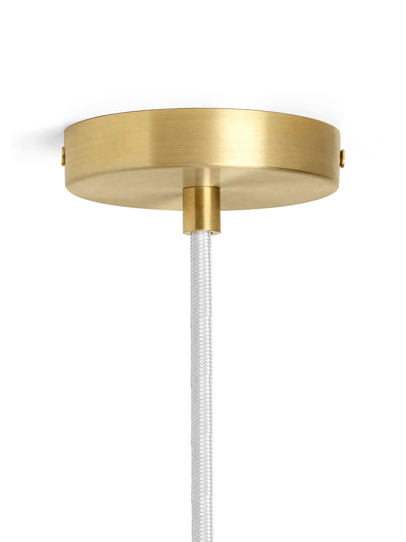 Vuelta Pendant II 100 cm – White / Brass