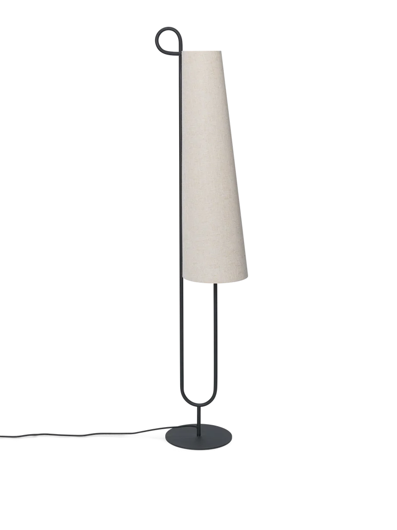 Ancora Floor Lamp – Black / Natural