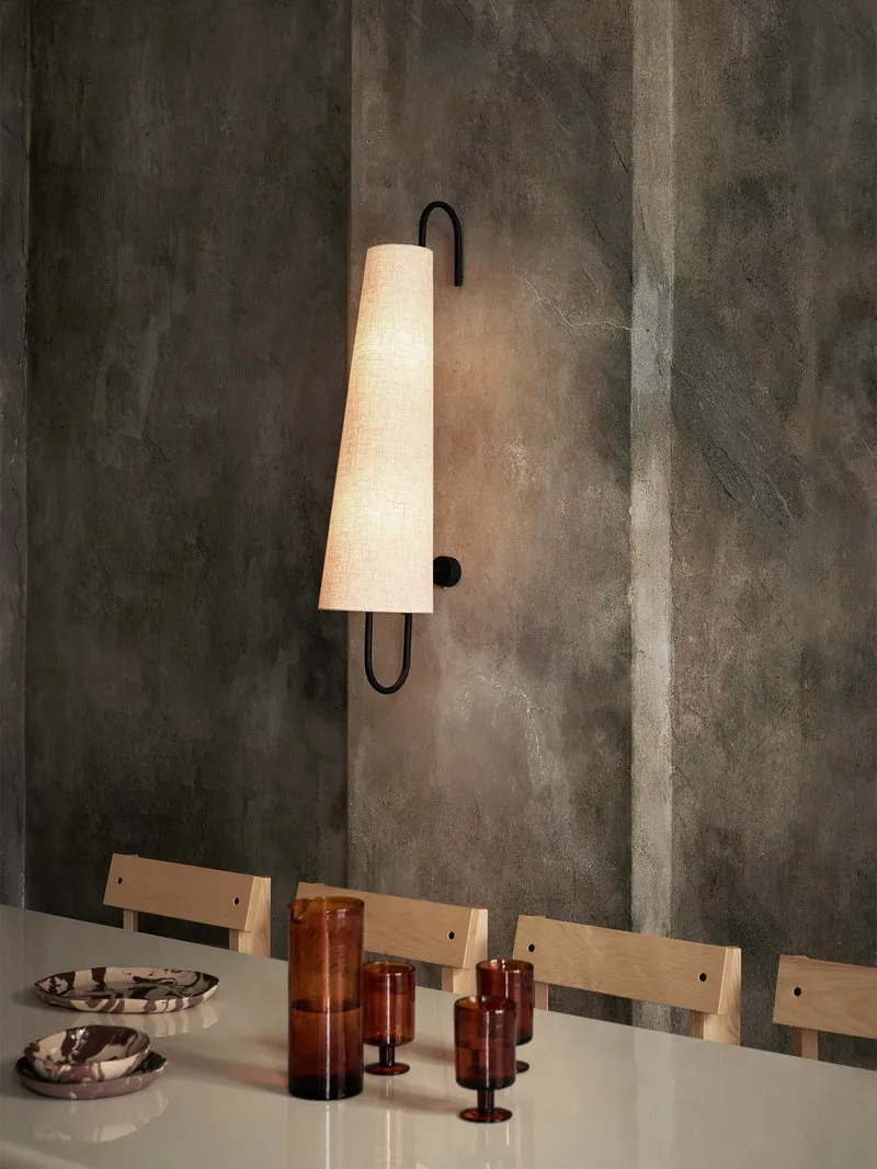 Ancora Wall Lamp 100 cm – Black / Natural