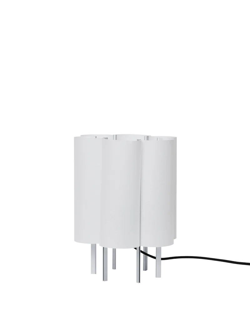 Boe Table Lamp H28 cm – Silver / Natural