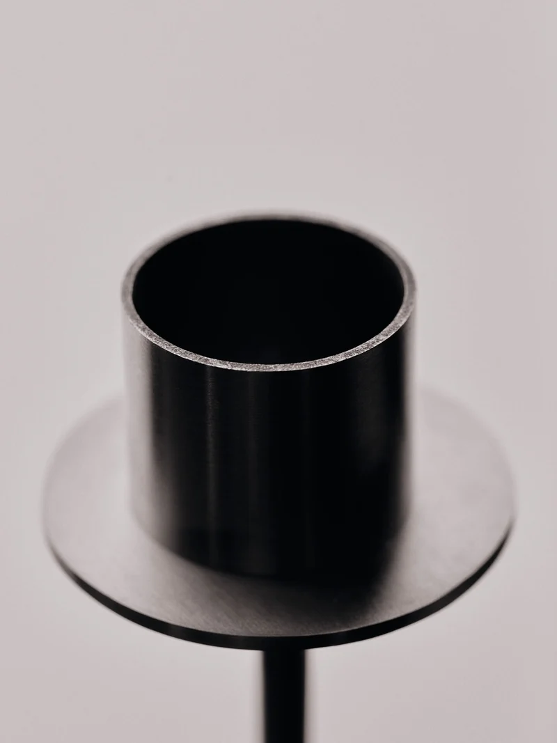 Elysia Candelabra – Brushed Stainless Steel