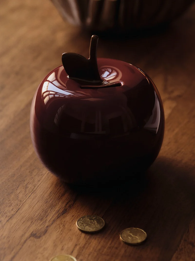 Apple Money Bank – Deep Red