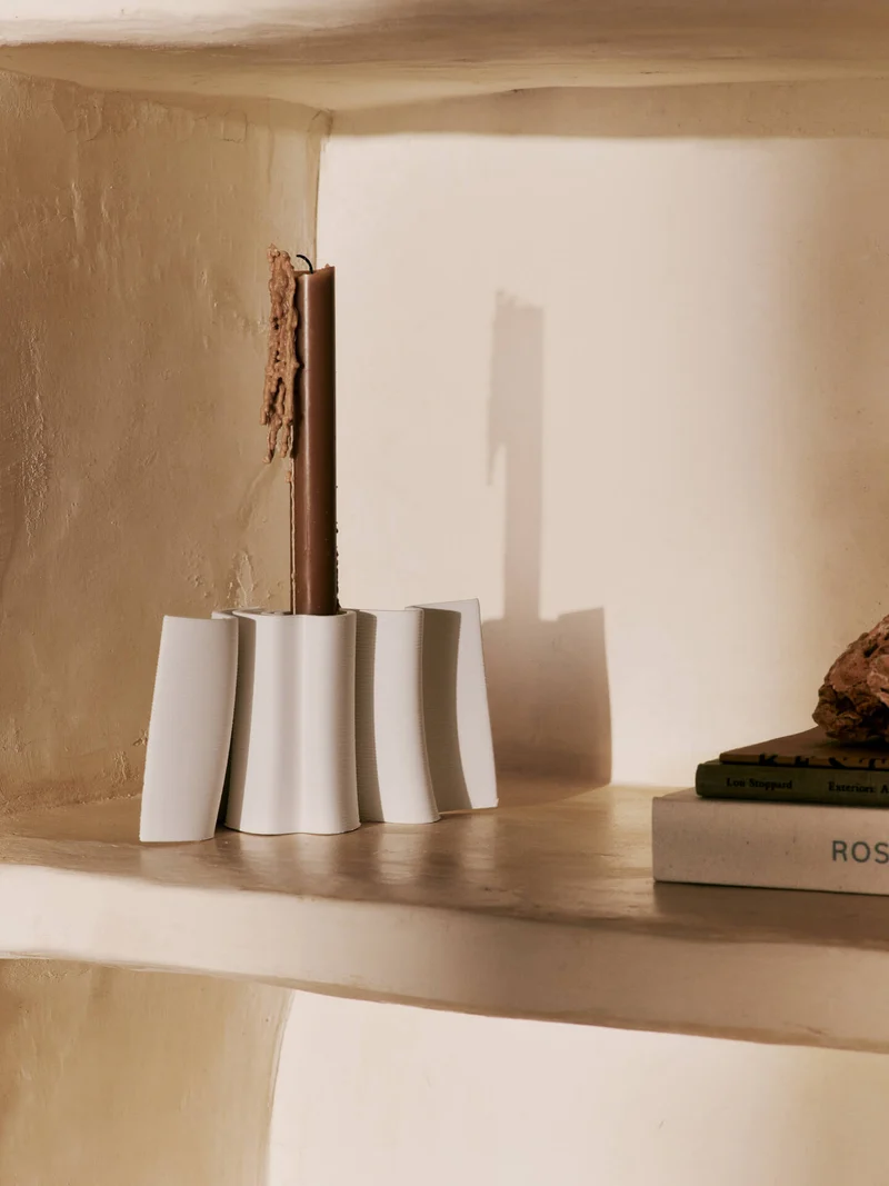 Dedali Candle Holder – Off-white