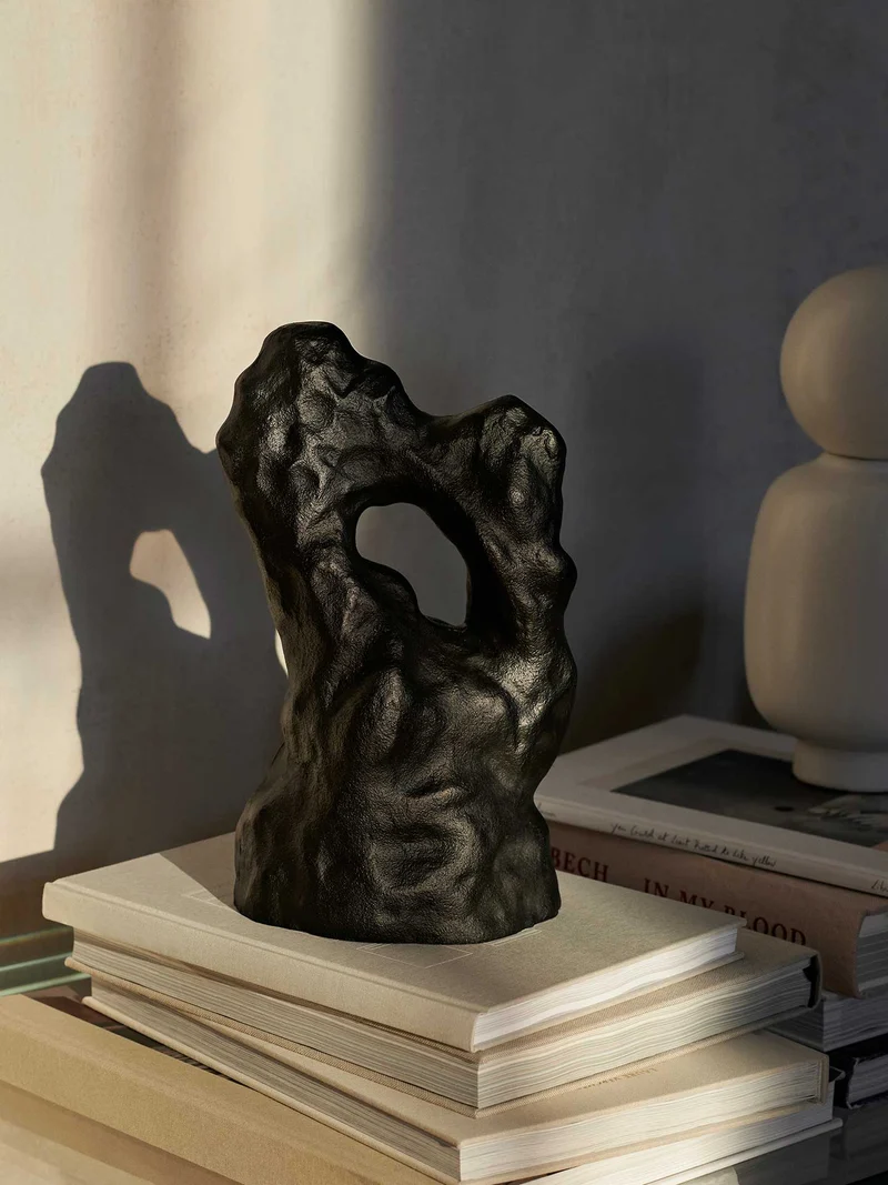Grotto Piece – Blackened Aluminium