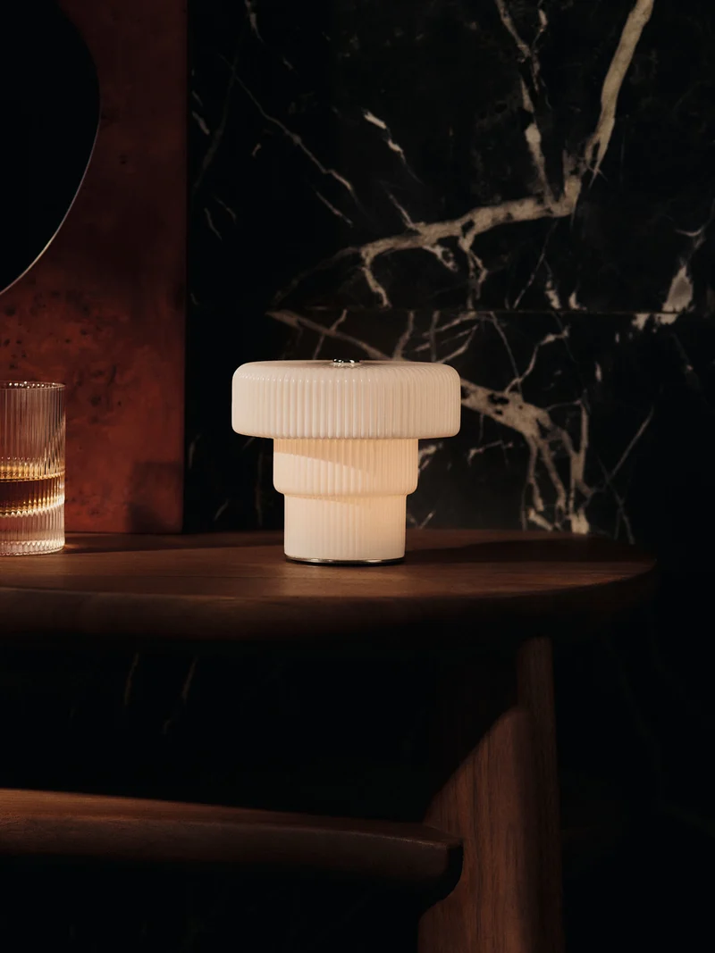 Ripple Portable Lamp H10 cm