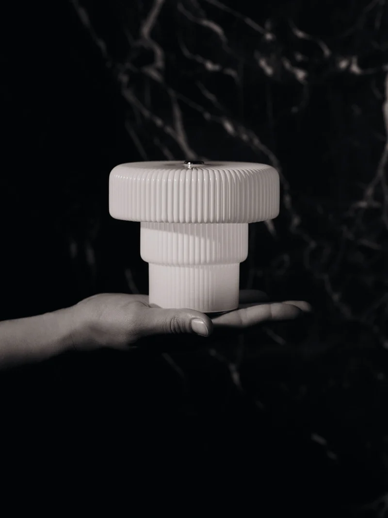 Ripple Portable Lamp H10 cm
