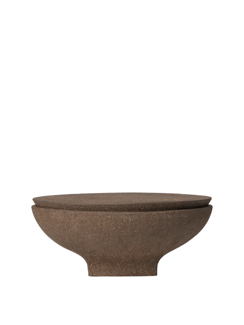 Vei Outdoor Candle Ø30 cm – Brown