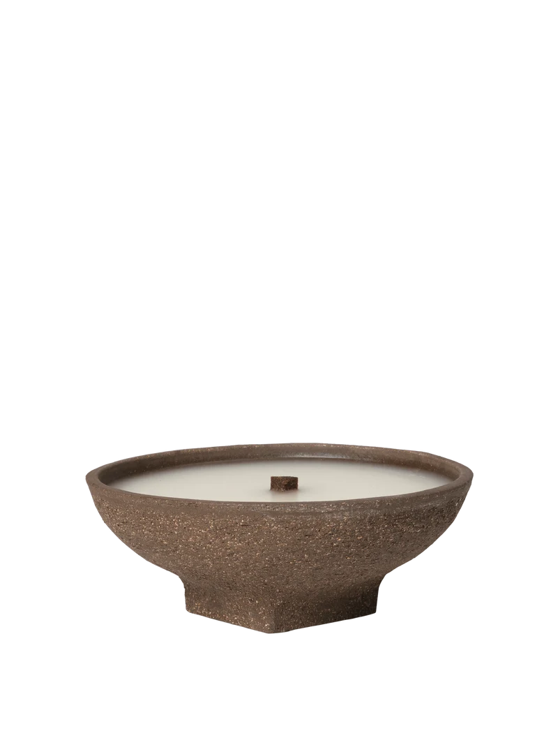 Vei Outdoor Candle Ø20 cm – Brown