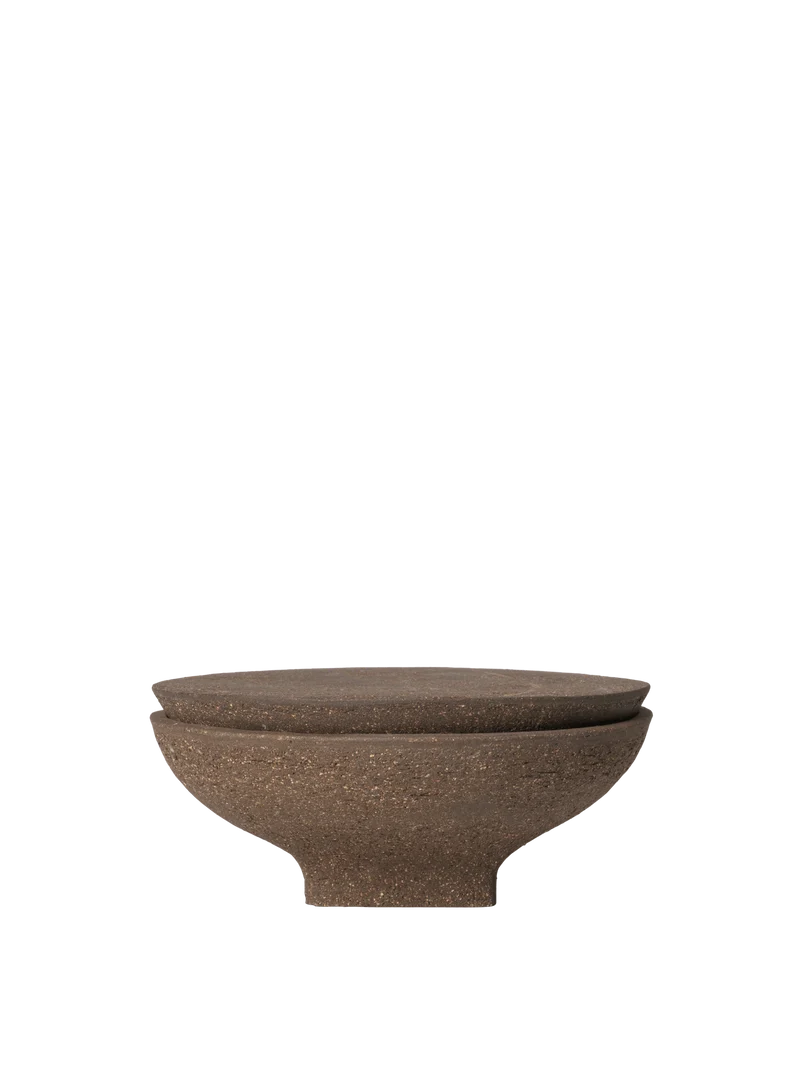 Vei Outdoor Candle Ø20 cm – Brown